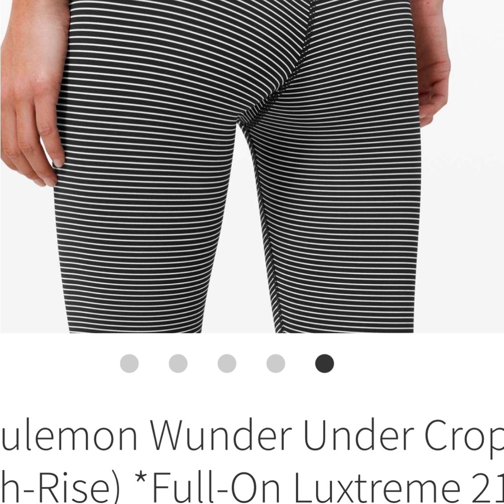 Lululemon Wunder Under Crop